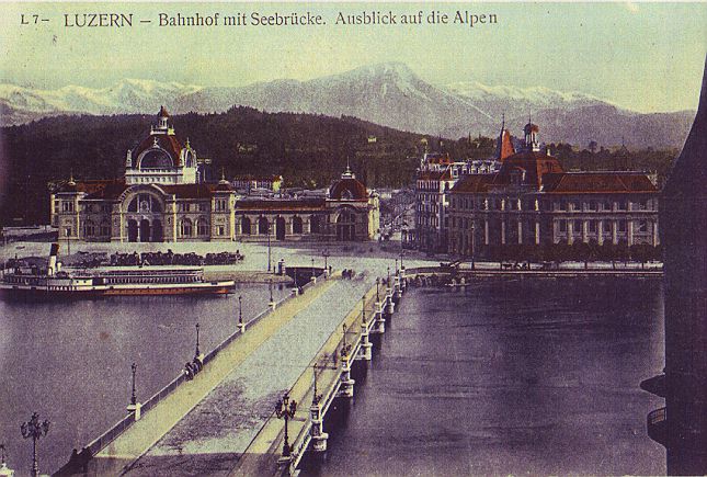 alte Postkarte Luzern